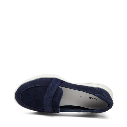 Slip-on extalight in pelle scamosciata con traversina - Frau Shoes | Official Online Shop