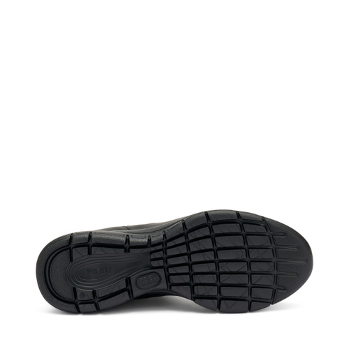 Comfort tech leather Chelsea boots with leo-print elastic - Frau Shoes | Official Online Shop