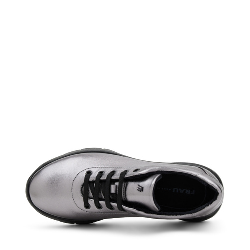 Sporty foiled leather sneakers - Frau Shoes | Official Online Shop
