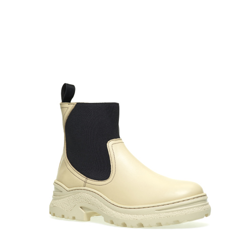 Military-style Chelsea boots with elastic insert - Frau Shoes | Official Online Shop