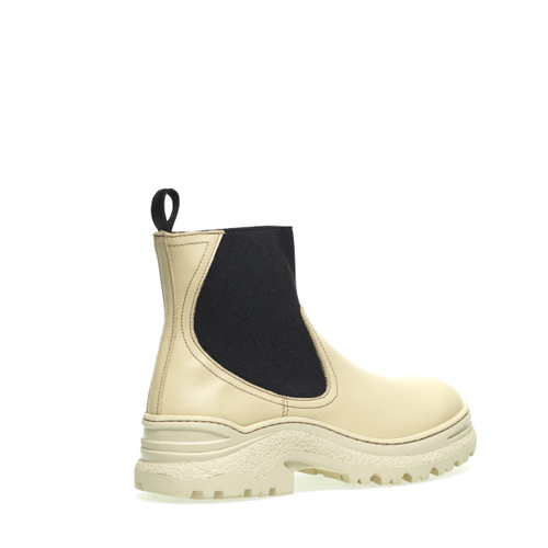 Military-style Chelsea boots with elastic insert - Frau Shoes | Official Online Shop