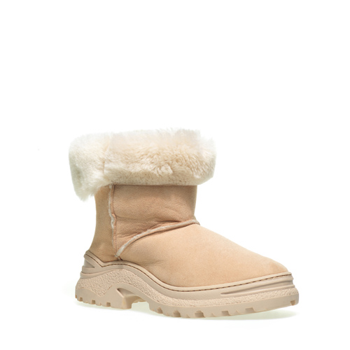 Warm sheepskin ankle boots - Frau Shoes | Official Online Shop