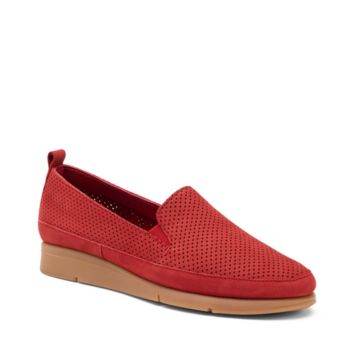 Slip-on comfort in nabuk punzonato - Frau Shoes | Official Online Shop