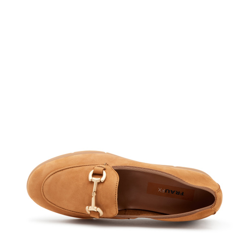 Comfortable nubuck leather loafers - Frau Shoes | Official Online Shop