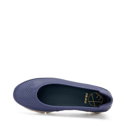 ComfortTech-Ballerinas aus gestanztem Leder - Frau Shoes | Official Online Shop