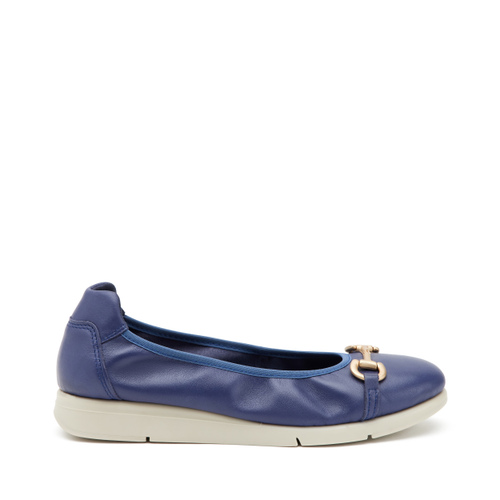 Comfortable leather ballet flats with clasp - Frau Shoes | Official Online Shop