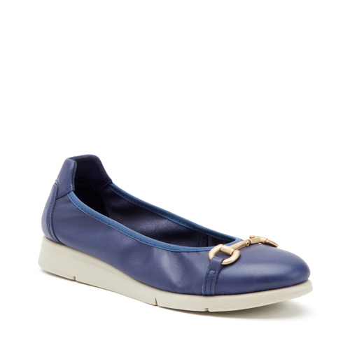 Comfortable leather ballet flats with clasp - Frau Shoes | Official Online Shop