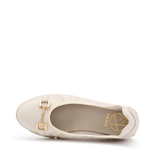 ComfortTech-Ballerinas aus Leder mit Spange - Frau Shoes | Official Online Shop
