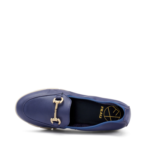 ComfortTech-Mokassin aus Leder mit Spange - Frau Shoes | Official Online Shop