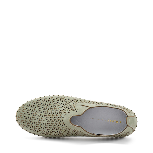 Slip-On aus gelasertem Nubukleder - Frau Shoes | Official Online Shop