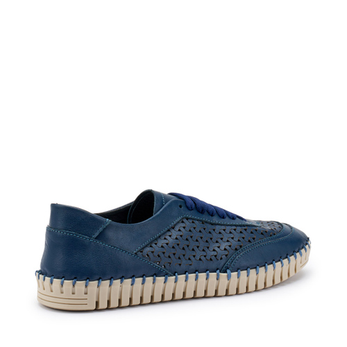 Sneaker aus gelasertem Leder - Frau Shoes | Official Online Shop