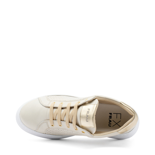 ComfortTech-Sneaker aus gestanztem Nubukleder - Frau Shoes | Official Online Shop