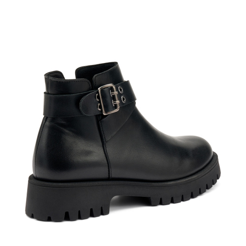 Leather ankle boots with lug sole - Frau Shoes | Official Online Shop