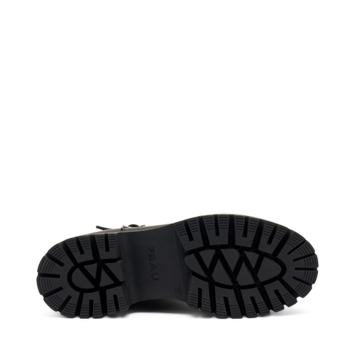 Leather ankle boots with lug sole - Frau Shoes | Official Online Shop