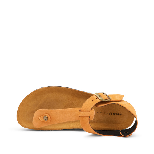 Sandalo infradito basic in pelle scamosciata - Frau Shoes | Official Online Shop