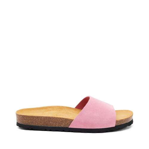 Ciabatta a fascia basic in pelle scamosciata - Frau Shoes | Official Online Shop