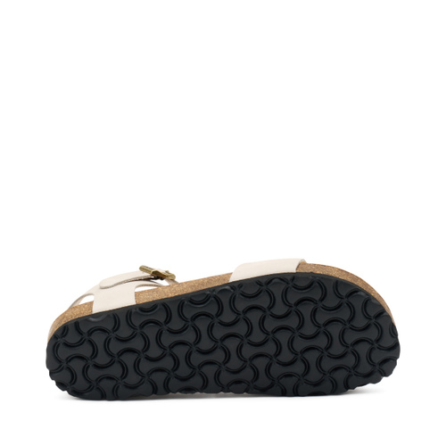 Sandale mit Riemen aus Nubukleder - Frau Shoes | Official Online Shop
