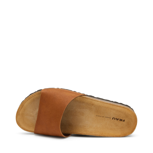 Ciabatta a fascia in nabuk - Frau Shoes | Official Online Shop