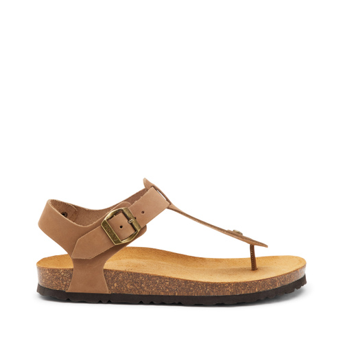 Basic nubuck thong sandals - Frau Shoes | Official Online Shop