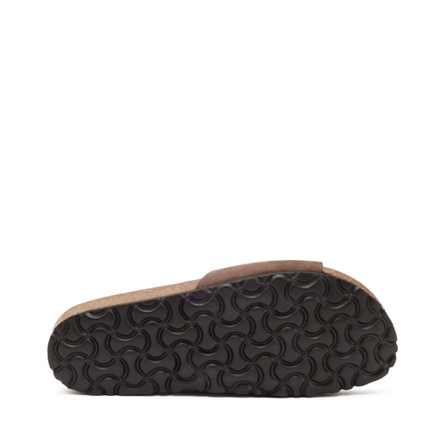 Basic nubuck strap sliders - Frau Shoes | Official Online Shop