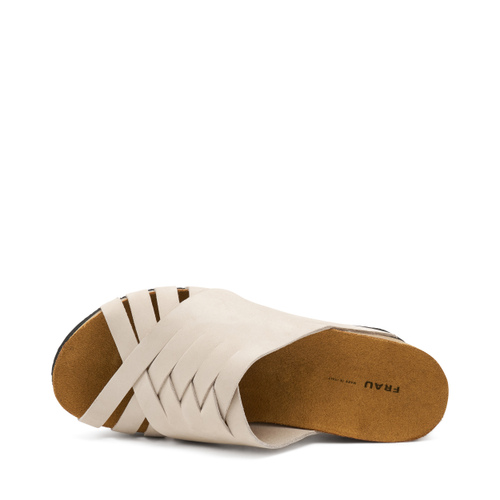 Nubuck wedge sliders - Frau Shoes | Official Online Shop