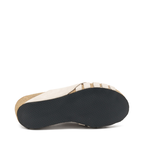 Nubuck wedge sliders - Frau Shoes | Official Online Shop