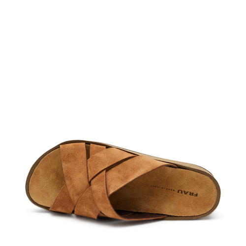 Ciabatta platform in pelle scamosciata - Frau Shoes | Official Online Shop