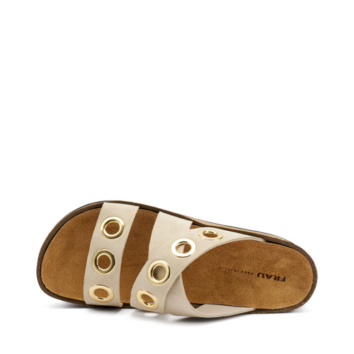Plateau-Pantolette mit Ösen - Frau Shoes | Official Online Shop
