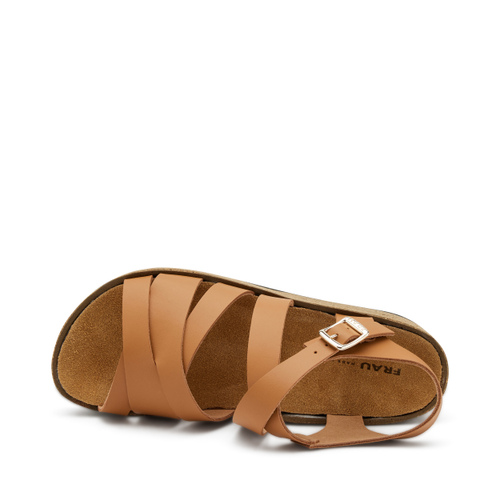 Plateau-Sandale aus Leder - Frau Shoes | Official Online Shop