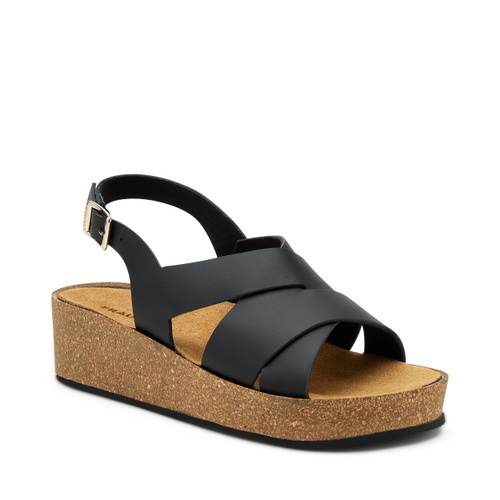 Leather platform slingback sandals - Frau Shoes | Official Online Shop
