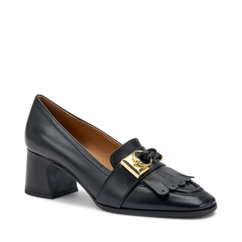 Leather pumps with fringing - Frau Shoes | Official Online Shop