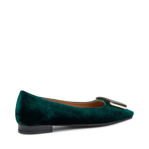Velvet ballet flats - Frau Shoes | Official Online Shop
