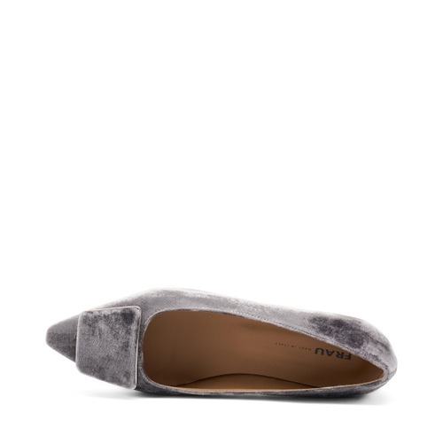 Pointed velvet ballet flats - Frau Shoes | Official Online Shop