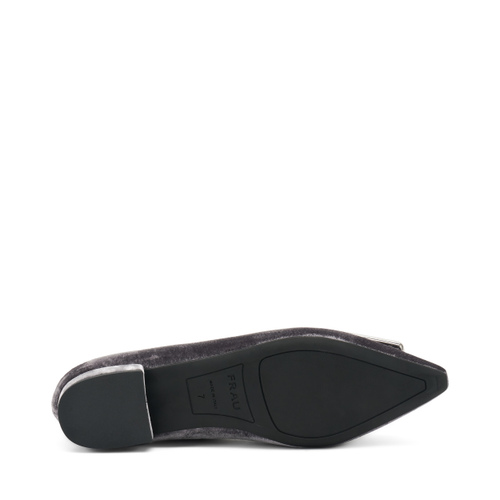 Pointed velvet ballet flats - Frau Shoes | Official Online Shop