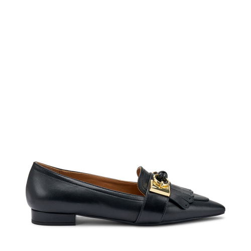 Pointed-toe ballet flats with maxi-fringing - Frau Shoes | Official Online Shop