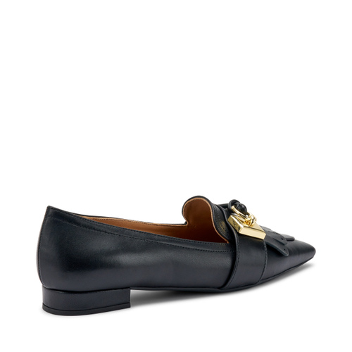 Spitz zulaufende Ballerinas mit Maxi-Fransen - Frau Shoes | Official Online Shop