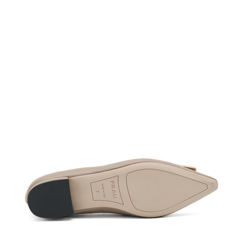 Leather pointed-toe ballet flats - Frau Shoes | Official Online Shop