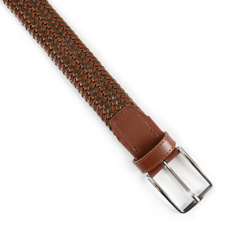 Two-tone woven leather belt - Frau Shoes | Official Online Shop