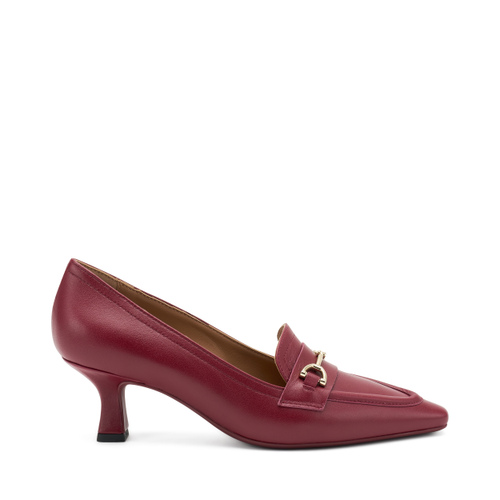 Leather pumps with clasp detail - Frau Shoes | Official Online Shop