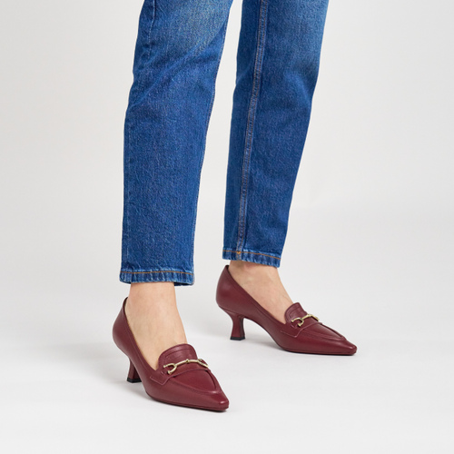 Décolleté in pelle con morsetto - Frau Shoes | Official Online Shop