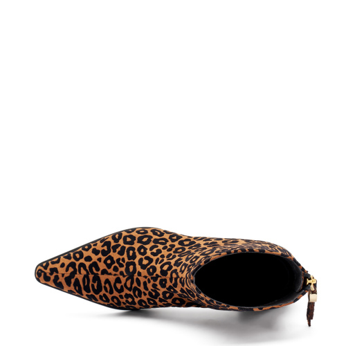 Stivaletti con tacco in tessuto leo print - Frau Shoes | Official Online Shop