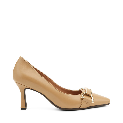 Leather pumps with high spool heel - Frau Shoes | Official Online Shop