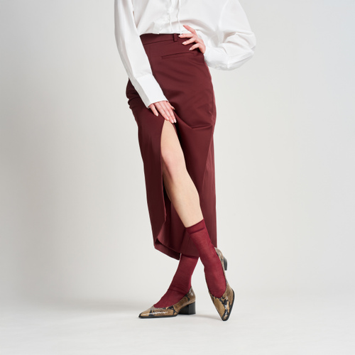 Snake-print leather Almond-Cut pumps - Frau Shoes | Official Online Shop