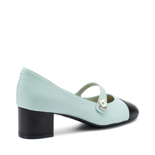 Mary-Janes aus Leder mit Perle - Frau Shoes | Official Online Shop