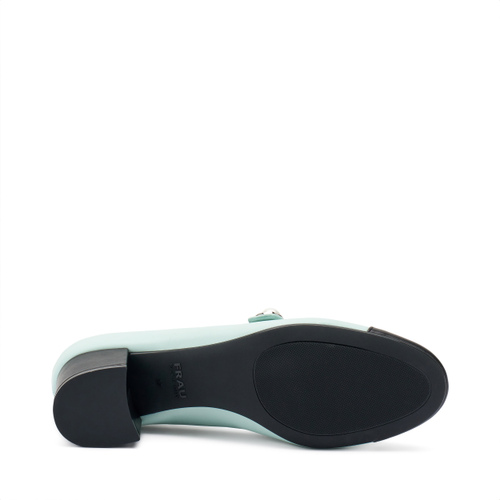 Mary-Janes aus Leder mit Perle - Frau Shoes | Official Online Shop