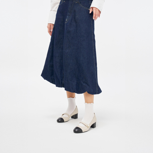 Mary-Janes aus Leder mit Perle - Frau Shoes | Official Online Shop