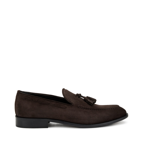 Suede loafers with tassels - Frau Shoes | Official Online Shop