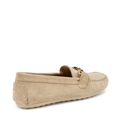 Suede driving shoes with clasp detail - Frau Shoes | Official Online Shop