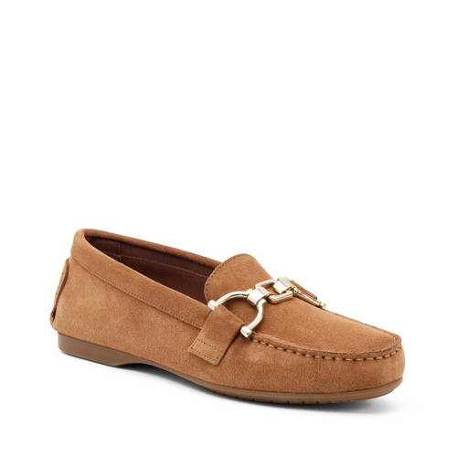 Suede driving shoes with clasp detail - Frau Shoes | Official Online Shop