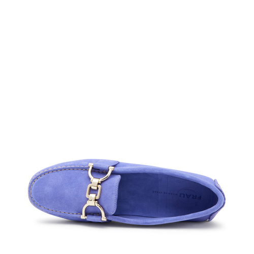 Suede driving shoes with clasp detail - Frau Shoes | Official Online Shop